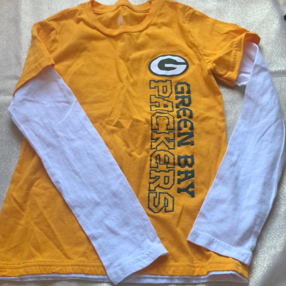 Green Bay packers long sleeve girls med 10/12
